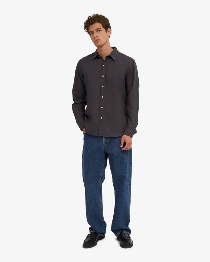 Camisas de lino - Gris lava