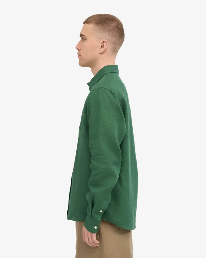 Camisas de lino - Verde esmeralda
