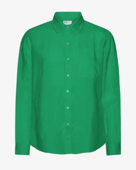 Camisas de lino - Verde Kelly
