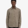 Camisas de lino - Verde oliva apagado