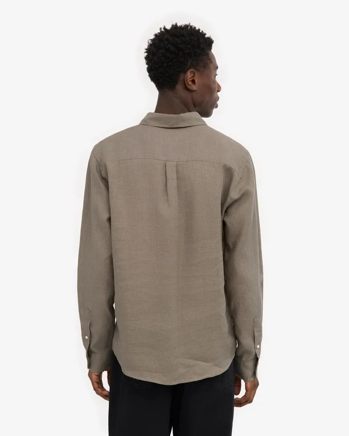 Camisas de lino - Verde oliva apagado