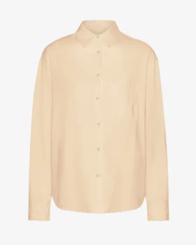 Camisas oversize de algodón orgánico - Amarillo suave