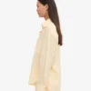 Camisas oversize de algodón orgánico - Amarillo suave