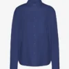 Camisas oversize de algodón orgánico - Azul marino