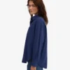 Camisas oversize de algodón orgánico - Azul marino