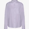 Camisas oversize de algodón orgánico - Lavanda suave