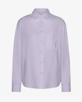 Camisas oversize de algodón orgánico - Lavanda suave