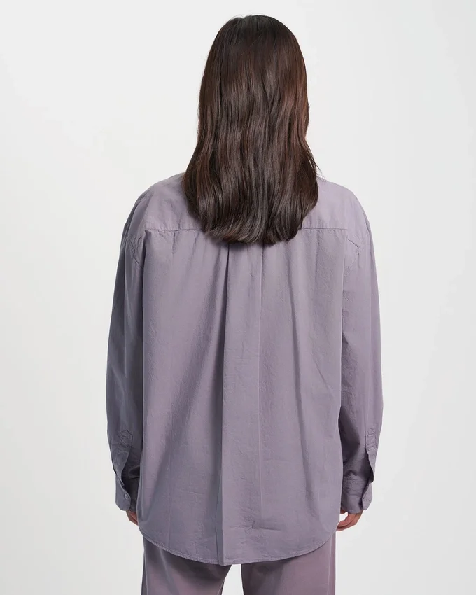 Camisas oversize de algodón orgánico - Verde cazador