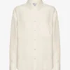 Camisas oversize de lino - Blanco marfil