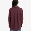 Camisas oversize de lino - Rojo sangre