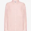 Camisas oversize de lino - Rosa descolorido