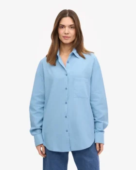 Camisas oversize orgánicas – Azul mar