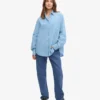 Camisas oversize orgánicas - Azul mar