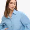 Camisas oversize orgánicas - Azul mar