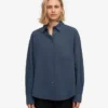 Camisas oversize orgánicas - Azul petróleo