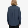 Camisas oversize orgánicas - Azul petróleo