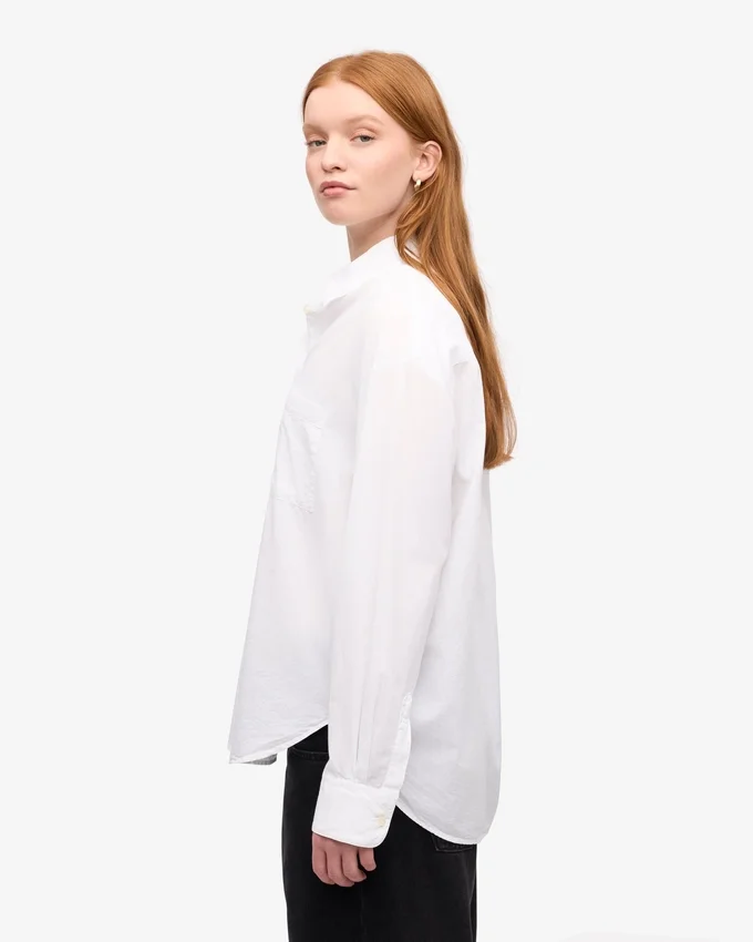 Camisas oversize orgánicas - Blanco óptico