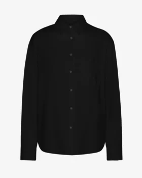 Camisas oversize orgánicas - Negro intenso