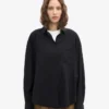 Camisas oversize orgánicas - Negro intenso