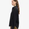 Camisas oversize orgánicas - Negro intenso