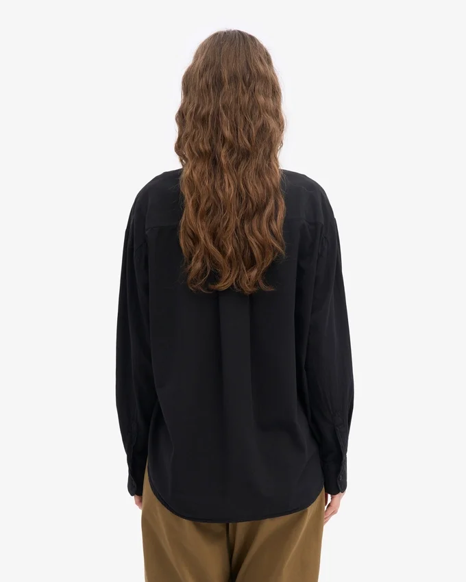 Camisas oversize orgánicas - Negro intenso