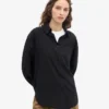 Camisas oversize orgánicas - Negro intenso