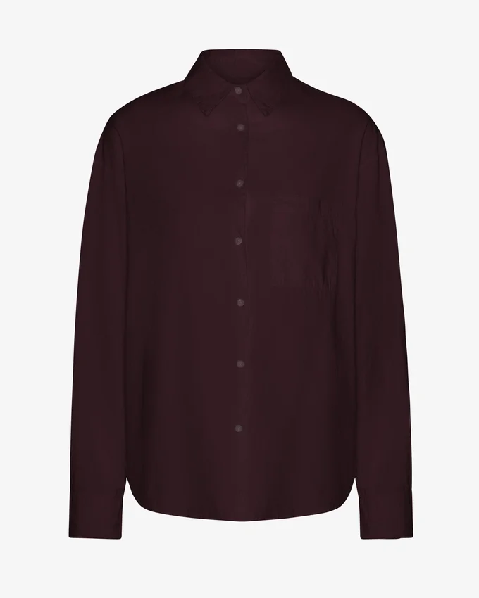 Camisas oversize orgánicas - Rojo sangre