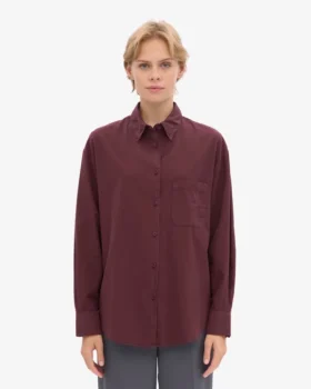 Camisas oversize orgánicas – Rojo sangre
