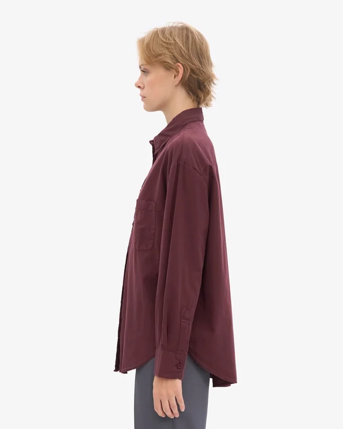Camisas oversize orgánicas - Rojo sangre