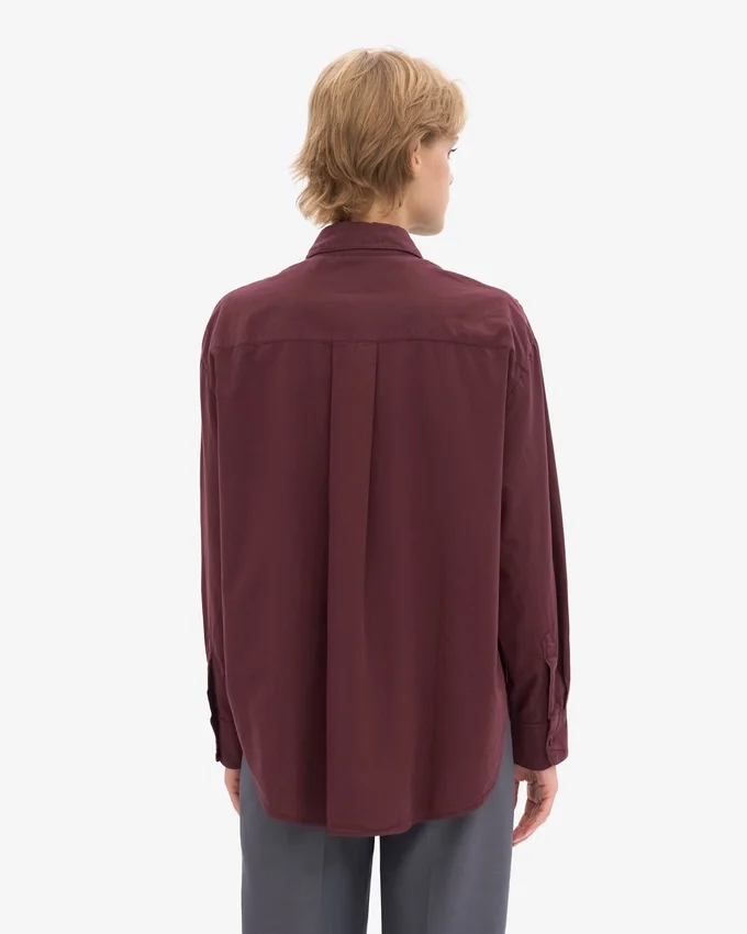 Camisas oversize orgánicas - Rojo sangre