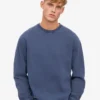 Camiseta Classic Organic de cuello redondo - Azul Neptuno