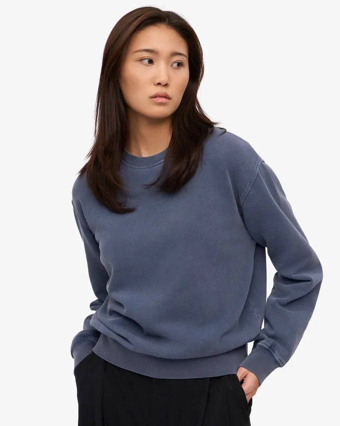 Camiseta Classic Organic de cuello redondo para mujer - Azul Neptuno