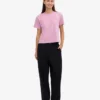 Camiseta corta holgada de algodón orgánico - Flor de cerezo