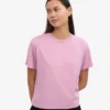 Camiseta corta holgada de algodón orgánico - Flor de cerezo
