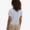 Camiseta corta holgada orgánica - Azul polar