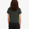 Camiseta corta holgada orgánica - Bosque de medianoche