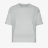 Camiseta corta holgada orgánica - Gris desgastado