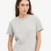 Camiseta corta holgada orgánica - Gris desgastado