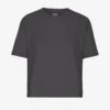 Camiseta corta holgada orgánica – Gris lava