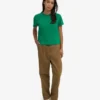 Camiseta corta holgada orgánica - Verde Kelly