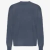 Camiseta de manga larga orgánica oversize - Azul Neptuno