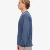 Camiseta de manga larga orgánica oversize - Azul Neptuno