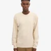 Camiseta de manga larga orgánica oversize - Blanco marfil