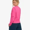 Camiseta de manga larga orgánica para mujer - Rosa chicle