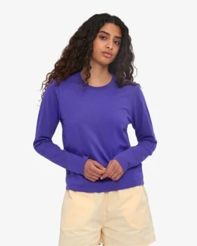Camiseta de manga larga orgánica para mujer – Ultravioleta