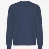 Camiseta de manga larga oversize de algodón orgánico - Azul petróleo