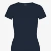 Camiseta de punto elástico orgánica - Azul marino