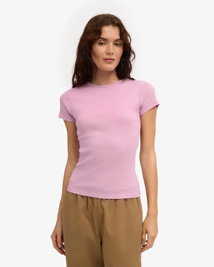 Camiseta de punto orgánica - Flor de cerezo