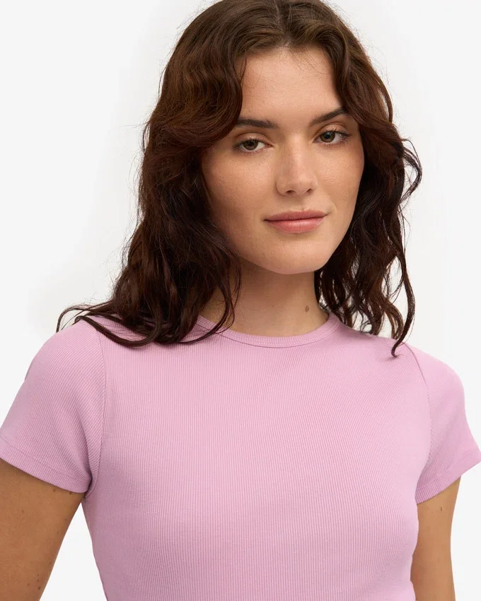 Camiseta de punto orgánica - Flor de cerezo