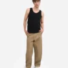 Camiseta de tirantes de punto elástico orgánica - Negro intenso